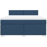  Krevet s oprugama i madracem plavi 180x200 cm od tkanine | shoptok.hr