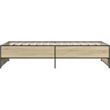  Okvir za krevet boja hrasta 75x190 cm konstruirano drvo i metal | Eponuda.ba