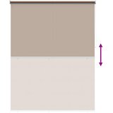  Roleta zaštita od UV zračenja Sivosmeđa 180 x 140 cm Poliester | shoptok.hr