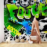  Foto tapeta - Football Graffiti 400x280 Vodootporna | shoptok.hr