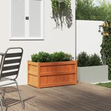  Vrtna sadilica voštano smeđe boje 90 x 50 x 50 cm od borovine | shoptok.hr