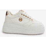Boto Sneakers Women's Sports Shoes Insulated On Massive Sole White Ardiela | shoptok.hr