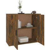  Komoda boja dimljenog hrasta 80x33x70 cm od konstruiranog drva | shoptok.hr