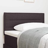  LED glava kreveta s LED trakama Tamno smeđa 80 cm tkanina | shoptok.hr