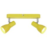 Candellux Lighting gorčično rumena stropna svetilka s kovinskim senčilom 36x6 cm picardo | Shoptok.si