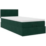  Okvir kreveta s madraca tamnozeleni 90x200cm baršunasti | Eponuda.com