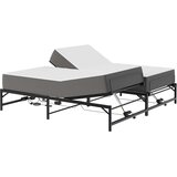  Električni podesivi okvir kreveta Crna 96 x 200 cm Čelik | shoptok.hr