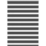  Zavjesa zebra crna 115x100 cm širina tkanine 110,9 cm poliester | shoptok.hr