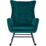 XORA gugalnik, zelena, črna les, kovina, tekstil | Shoptok.si