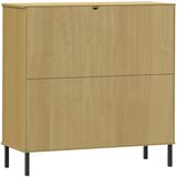  Regal za knjige smeđi 90 x 35 x 90,5 cm od masivnog drva OSLO | shoptok.hr