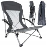 Malatec turistični zložljiv oxford stol siv do 100kg 00023923 | Shoptok.si