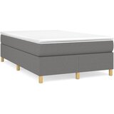 Krevet s oprugama i madracem tamnosivi 120 x 200 cm od tkanine | shoptok.hr