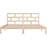  Okvir za krevet od masivne borovine 200 x 200 cm | shoptok.hr
