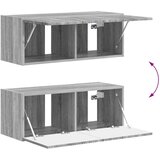  Komplet TV omaric 4 pcs Siva Sonoma Konstruiran les - - Siva - 57.9 - 30 x 31 x 100 cm - 2025-vidaXL-Uvoz_2 | Shoptok.si