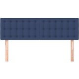  Posteljno vzglavje 2 kosa modro 72x5x78/88 cm blago, (20953041) | Shoptok.si