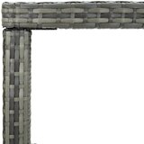  Vrtni barski stol sivi 130 x 60 x 110 cm od poliratana i stakla | shoptok.hr
