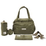 Doomoo torba za previjanje Fluffy - Corduroy Kaki | shoptok.hr