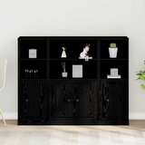  Highboard Crni hrast 132 x 35,5 x 103,5 cm Konstruirano drvo | shoptok.hr