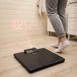 Digitalna osebna tehtnica do 180kg LCD s projektorjem črna Slike