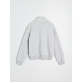 Sinsay Pamučna half-zip dukserica s vezenim natpisom | shoptok.hr