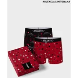 Atlantic 2-pack Oprijete boksarice Rdeča