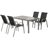 Gardenson Vrtni Set Amalfi, 5-Delno, Črna Cene