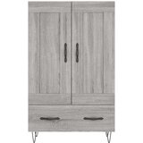 vidaXL Visoka omara siva sonoma 69,5x31x115 inženirski les | Shoptok.si