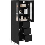  Highboard 2 kom. Crni hrast 69,5 x 34 x 180 cm | shoptok.hr