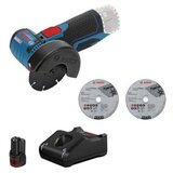 Bosch akumulatorska brusilica GWS 12v-76 + baterija 1x2ah + punjač 0615990M3E