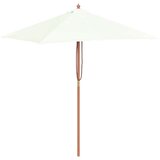  suncobran s drvenim stupom 150 x 200 cm boja pijeska | Eponuda.com