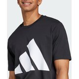 Adidas Funkcionalna majica 'Essentials' črna / bela | Shoptok.si