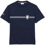 Lacoste Printed Embroidered Cotton Jersey T-Shirt Midnight Blue Plava Cijene