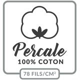 Douceur d intérieur Zelena plahta s gumom od pamučnog perkala 90x190 cm Percaline – | shoptok.hr