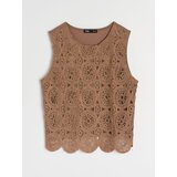 Sinsay Ažurirana bluza bez rukava | shoptok.hr