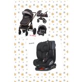 Coccolle BLACK FRIDAY AKCIJA OTROŠKI VOZIČEK 3V1 IN AVTOSEDEŽ 0-36KG ISOFIX ČRNA | Shoptok.si