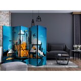 Artgeist PARAVAN 225/172/3 cm svetlo modra, barve jantarja Slike