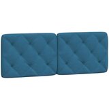  The Living Store Vzglavna stranica modra 140 cm žamet - Vzglavna Stranica, (21494838) | Shoptok.si