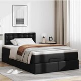 Otomanski okvir kreveta s madracem crni 120x200cm umjetna koža | shoptok.hr