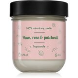 Tropicandle Plum, Rose & Patchouli mirisna svijeća 170 ml Cijene