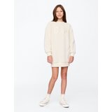 GAP Children's sweatshirt oversize sherpa dress with logo - Girls | Shoptok.si