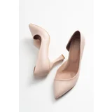 LuviShoes 653 Skin Skin Heels Women's Shoes