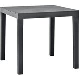 vidaXL Vrtna miza antracitna 78x78x72 cm plastika Cene