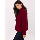 RUE PARIS Jacket-IT-KR-FL9559.02P-burgundy Cene