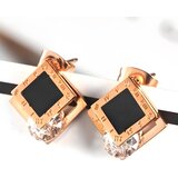  Naušnice YA-17768 - Zlatna / Crna KP17768 | shoptok.hr