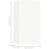 TV ormarići 7 kom bijeli 30,5 x 30 x 60 cm konstruirano drvo | Eponuda.com