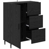  Kreveta Crni hrast 69,5 x 34 x 90 cm Obrađeno drvo i čelik | shoptok.hr