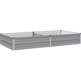  Povišeni vrtni krevet Siva 160 x 80 x 24 cm | shoptok.hr
