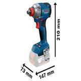 Bosch GDX 18V-285 Professional Akumulatorski rotacioni udarni odvrtač, 06019N2103 | ePonuda.com