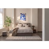 Bonami Selection Oblazinjena zakonska postelja taupe z odlagalnim prostorom z ležiščem/roštom 160x200 cm Thessa Bold - | Shoptok.si