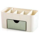Dardanar Organizator ličil s predali, ki prihranijo prostor Vrsta predala Komplet ličil, namizna škatla za shranjevanje kozmetičnega organizatorja (zelena), (21131603) | Shoptok.si
